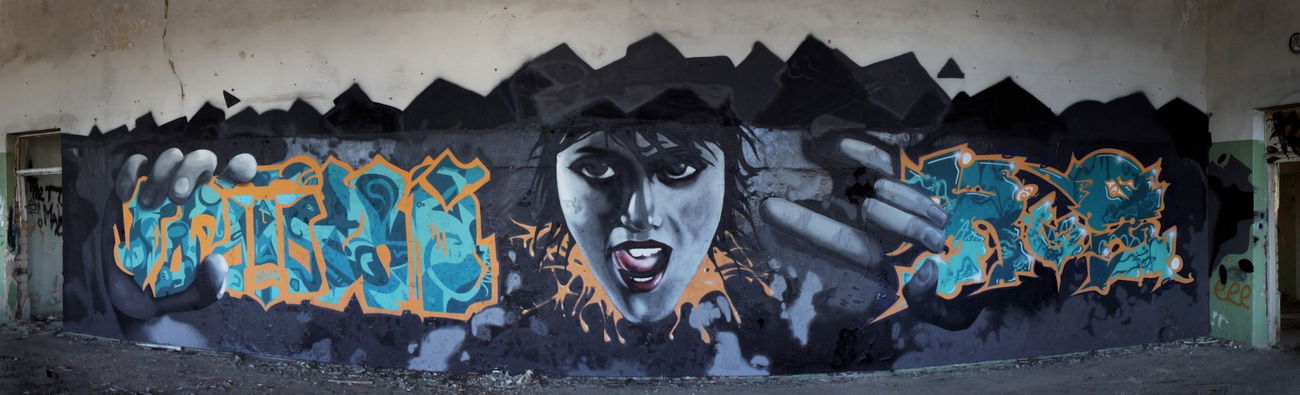 Graffiti Wall in Tver - Photo by tedf (2013)