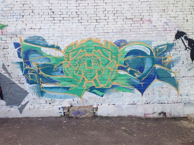 Graffiti Wall in Klin - Photo by tedf (2013)
