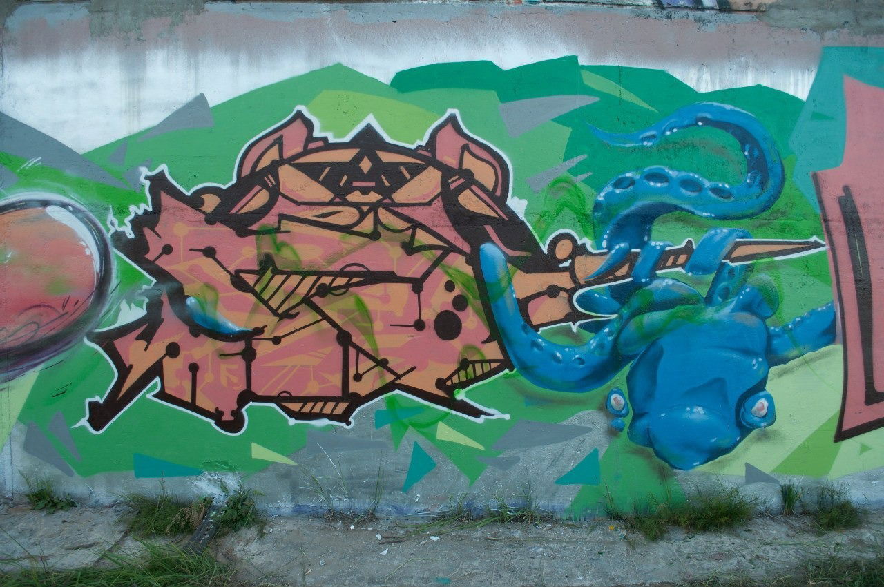 Graffiti Wall in Тверь - Photo by tedf (2014)