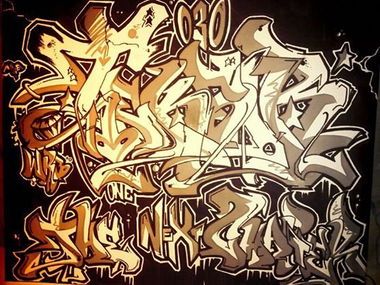 Graffiti Sketch - Photo by teksor - Canvas, Teksor