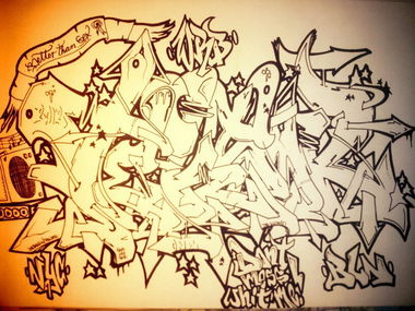 Graffiti Sketch - Photo by teksor - Teksor, WRBcrew (2012)