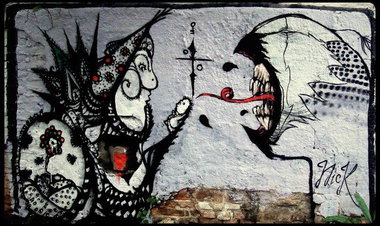 Graffiti Wall - Photo by tetrix