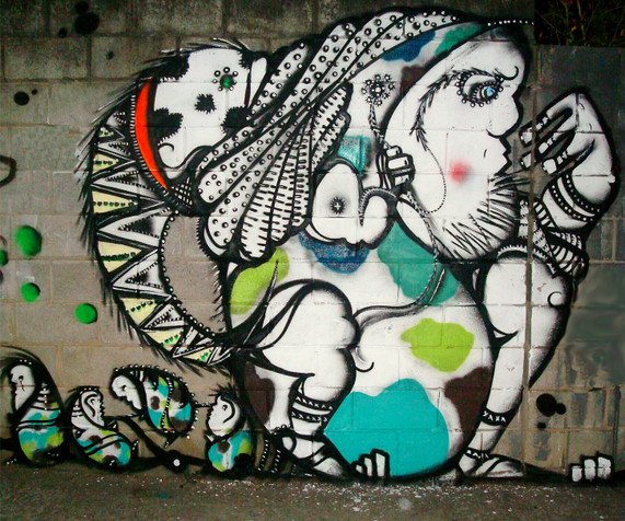 Graffiti Wall - Photo by tetrix