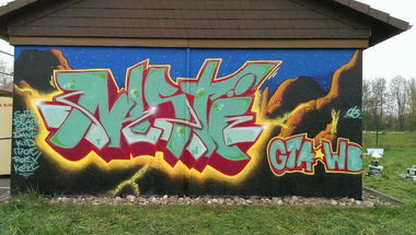Graffiti Wall - Photo by theNASTIone - nastione, wb, aschaffeburg (2013)