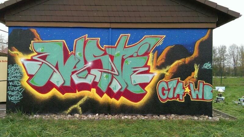 Graffiti Wall - Photo by theNASTIone - nastione, wb, aschaffeburg (2013)