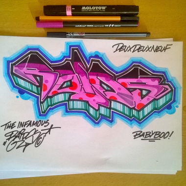 Graffiti Sketch - Photo by thedirtydefkid (2015)