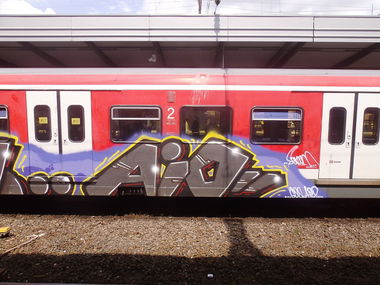 Graffiti Train - Photo by thegraffspotter - aio (2013)