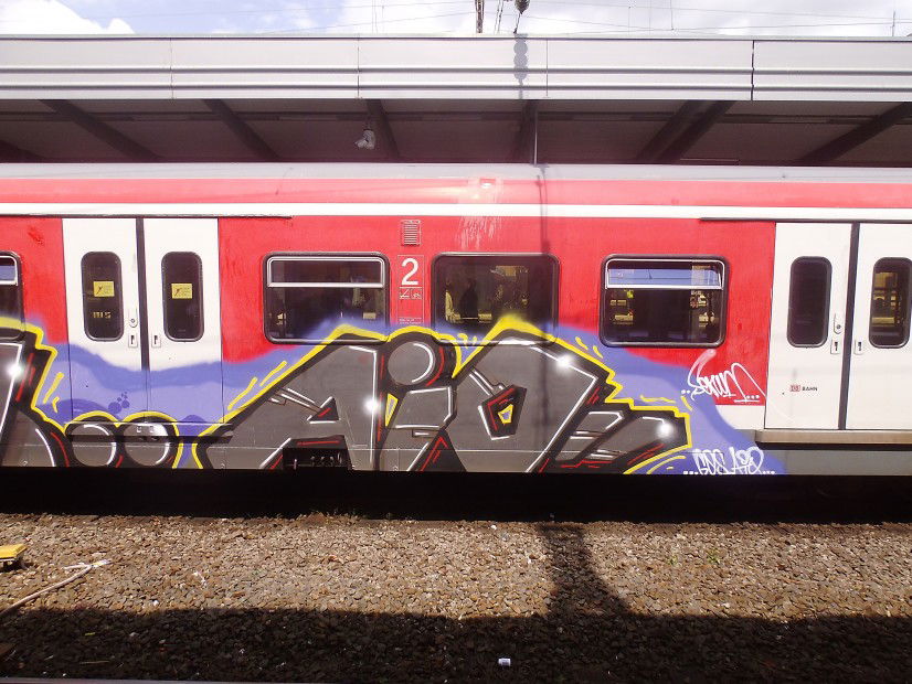 Graffiti Train - Photo by thegraffspotter - aio (2013)