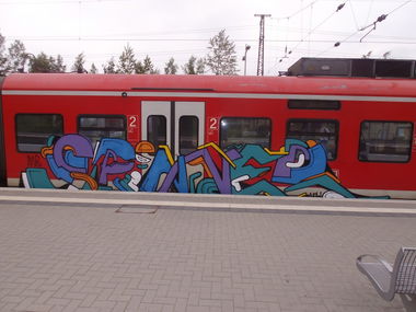 Graffiti Train - Photo by thegraffspotter - spinner (2013)