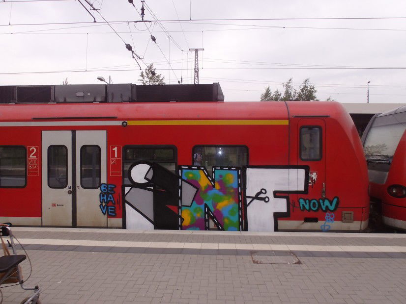 Graffiti Train - Photo by thegraffspotter - inf