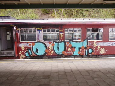 Graffiti Train - Photo by thegraffspotter