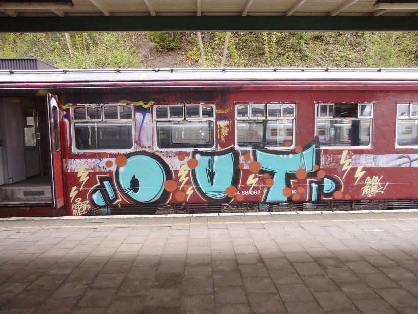 Graffiti Train - Photo by thegraffspotter