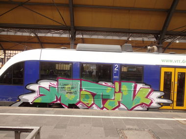 Graffiti Train - Photo by thegraffspotter - motiv