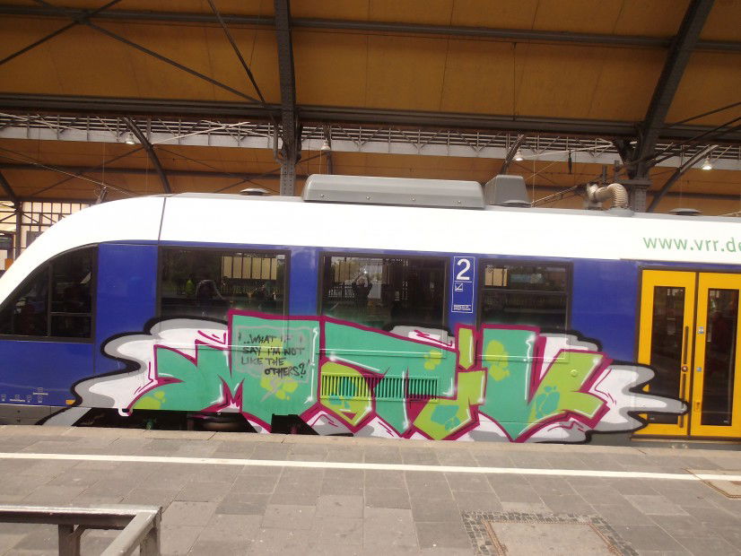Graffiti Train - Photo by thegraffspotter - motiv