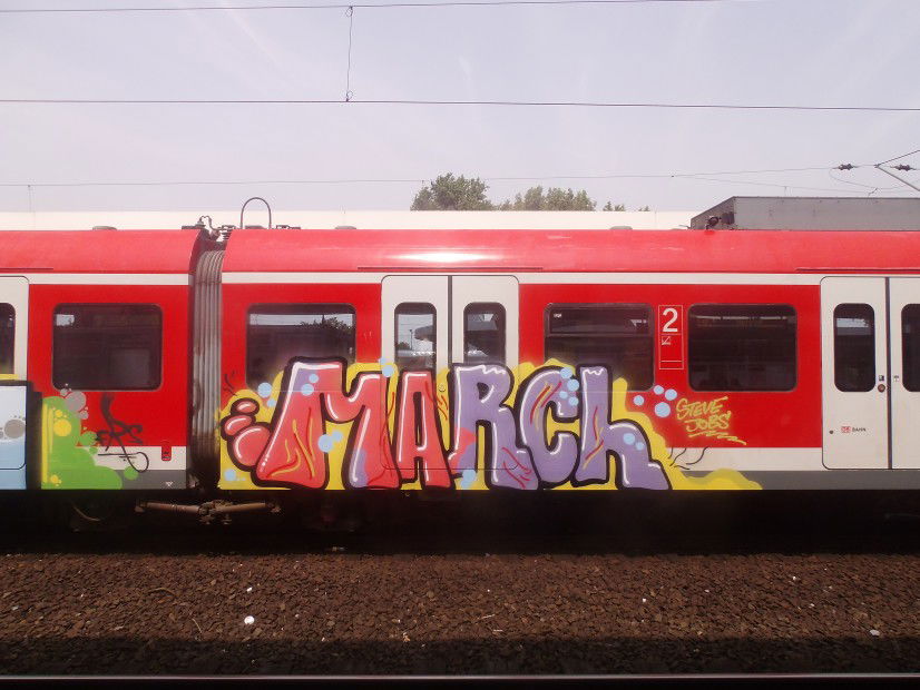 Graffiti Train - Photo by thegraffspotter - march