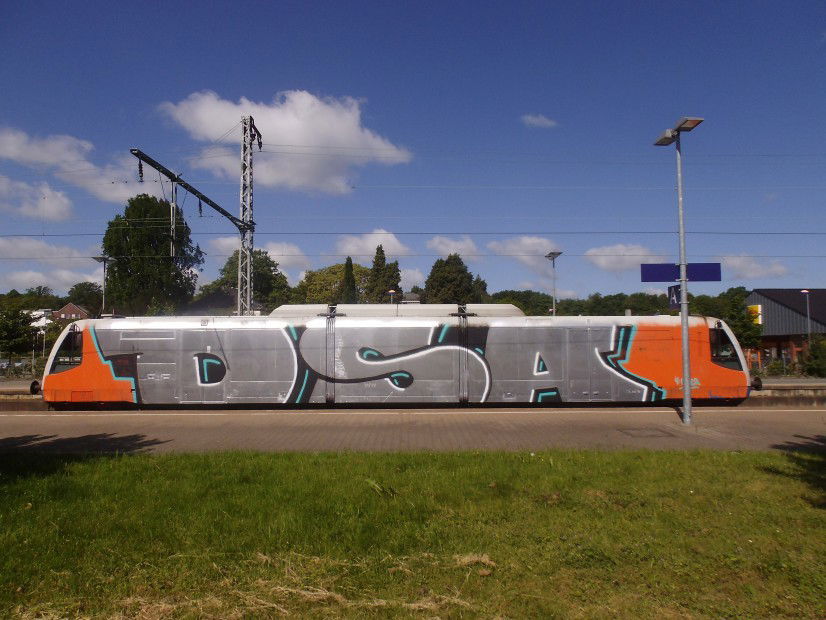 Graffiti Train - Photo by thegraffspotter - dsa