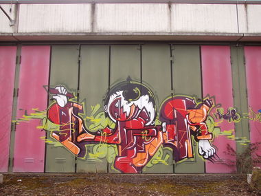 Graffiti Wall - Photo by thegraffspotter - Mörser, Mörsa, mgb