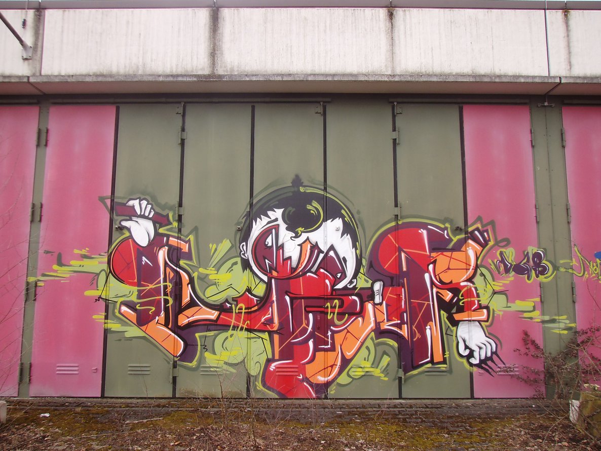 Graffiti Wall - Photo by thegraffspotter - Mörser, Mörsa, mgb