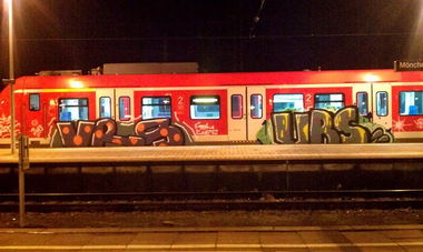 Graffiti Train - Photo by thegraffspotter