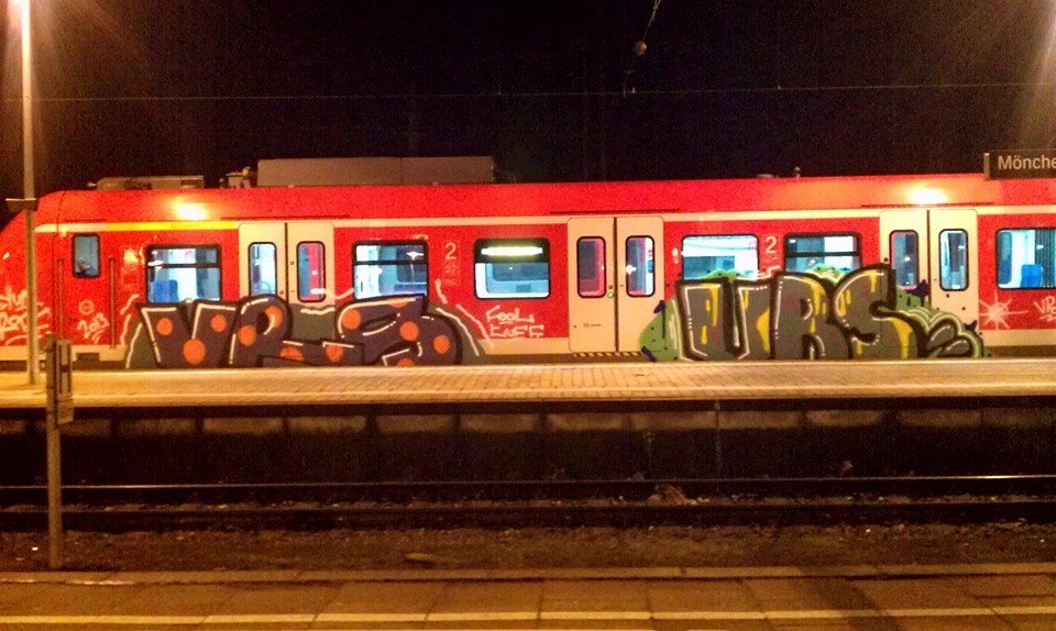 Graffiti Train - Photo by thegraffspotter
