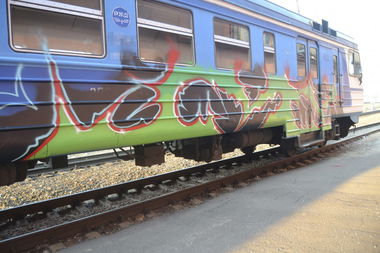 Graffiti Train - Photo by themu (2013)