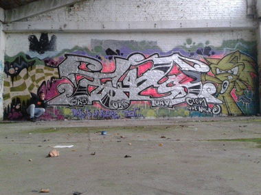 Graffiti Wall - Photo by thenature - TODS, CLOK