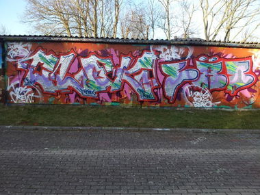 Graffiti Wall - Photo by thenature - CLOK, TODS, FAET