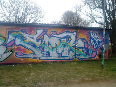 Graffiti Wall - Photo by thenature - CLOK, TODS