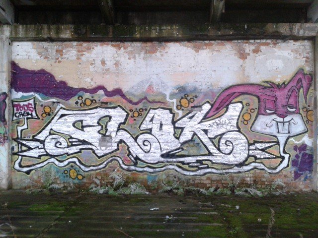 Graffiti Wall - Photo by thenature - CLOK, TODS