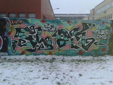 Graffiti Wall - Photo by thenature - CLOK, TODS