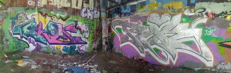 Graffiti Wall - Photo by thenature - CLOK, TODS, TRIK