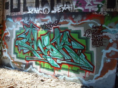 Graffiti Wall - Photo by thenature - CLOK, TODS