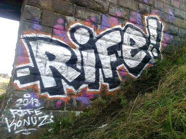 Graffiti Bombing in Poland - Photo by therife - THE, RIFE, RIFE (2013)