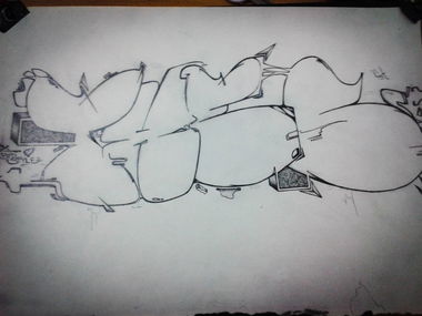 Graffiti Sketch - Photo by thes