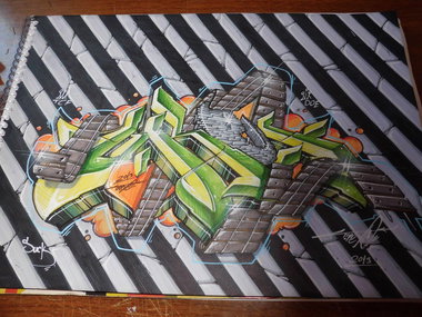 Graffiti Sketch - Photo by tipex - tipex (2013)