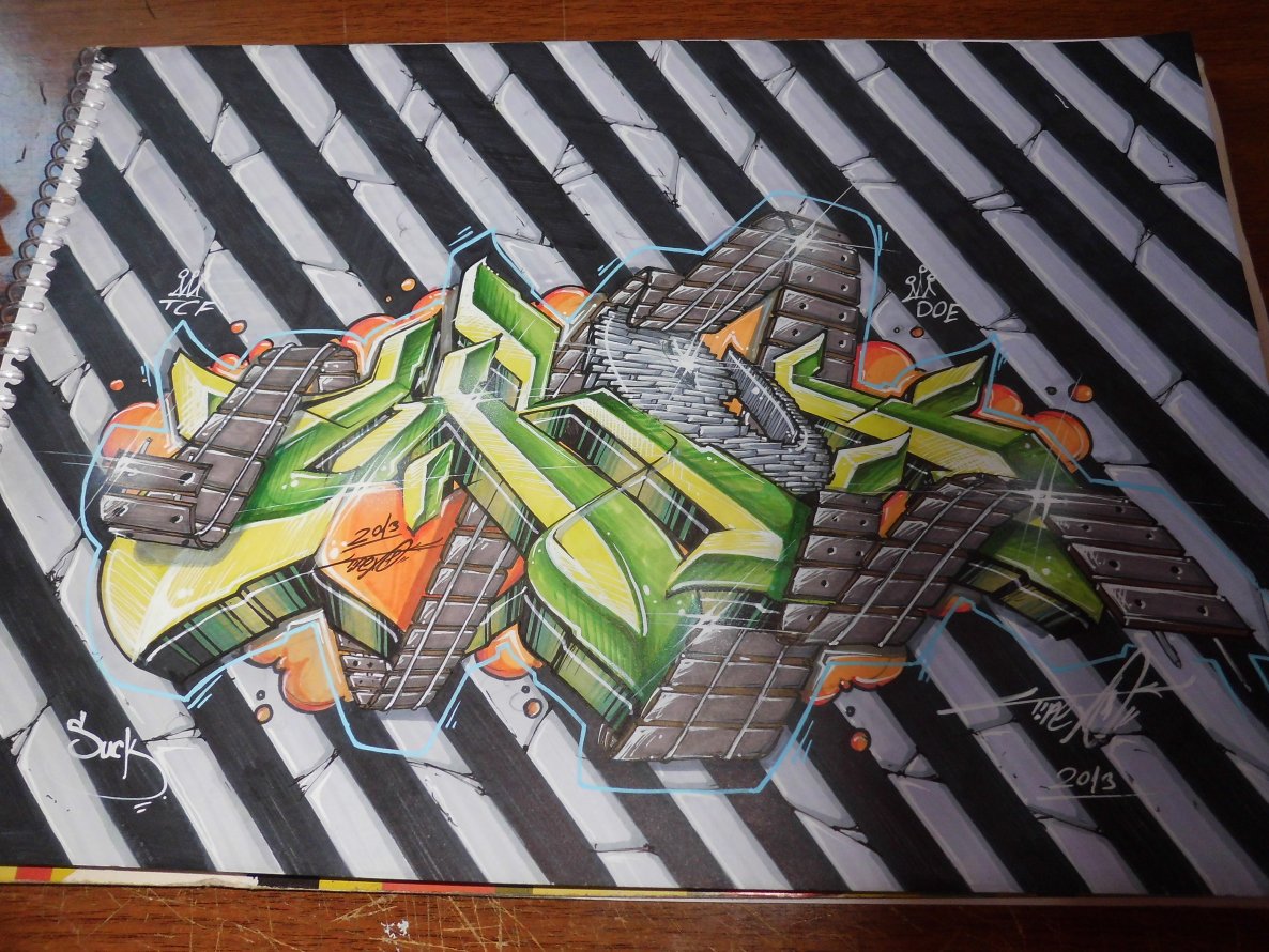 Graffiti Sketch - Photo by tipex - tipex (2013)