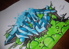 Graffiti Sketch - Photo by tipex - tipex (2013)