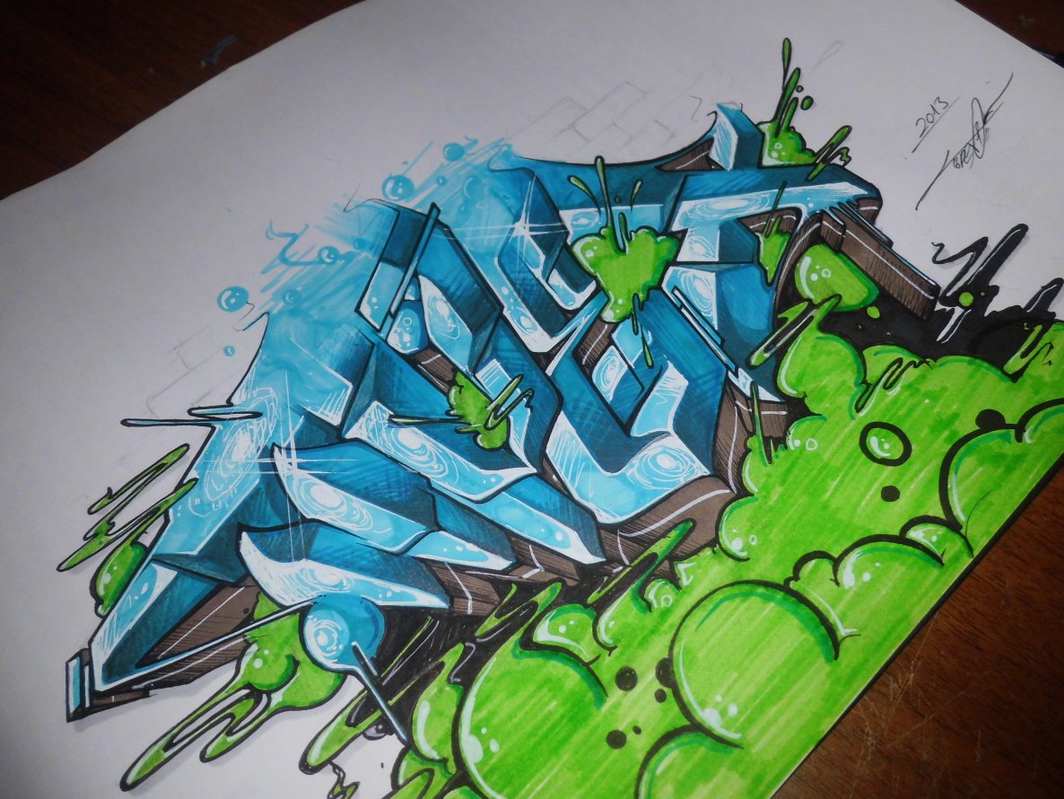 Graffiti Sketch - Photo by tipex - tipex (2013)