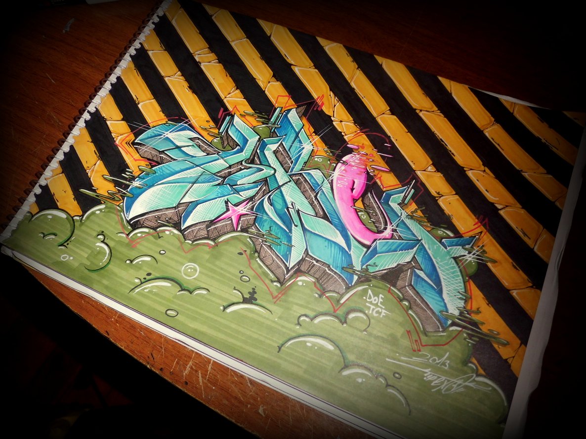 Graffiti Sketch - Photo by tipex - tipex (2013)