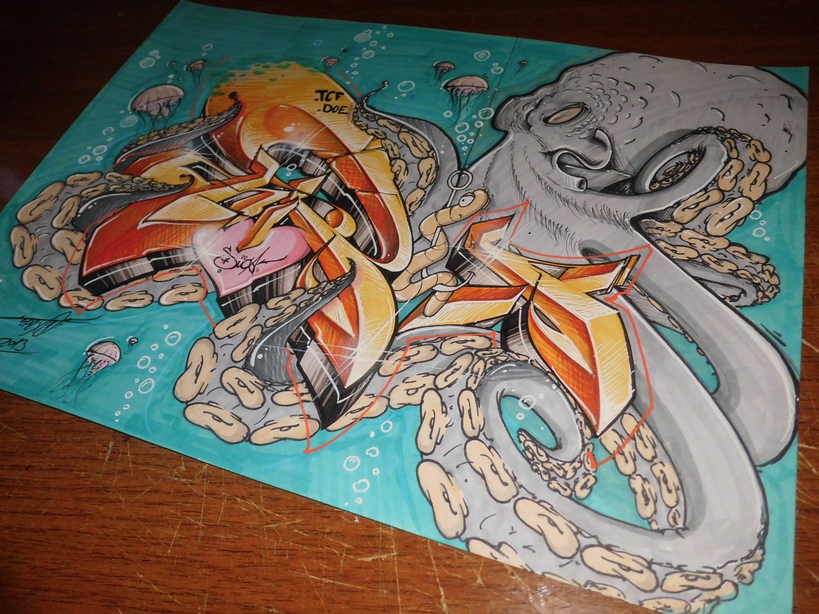 Graffiti Sketch - Photo by tipex - tipex (2013)