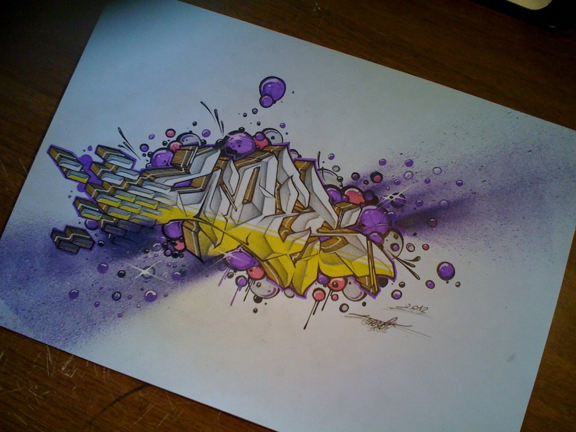 Graffiti Sketch - Photo by tipex - tipex (2013)