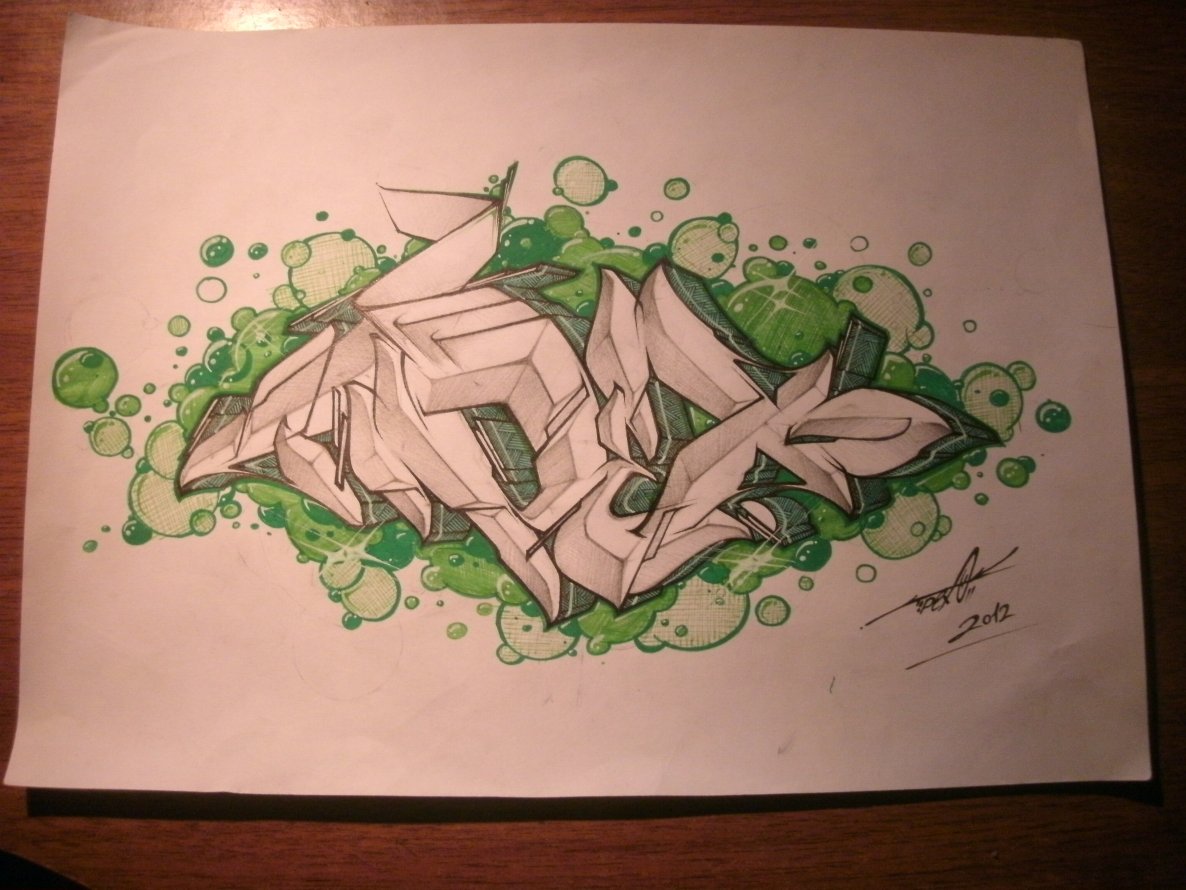 Graffiti Sketch - Photo by tipex - tipex (2012)