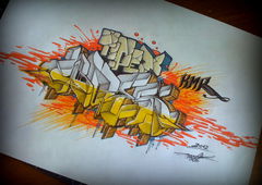 Graffiti Sketch - Photo by tipex - tipex (2012)