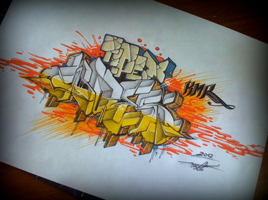 Graffiti Sketch - Photo by tipex - tipex (2012)
