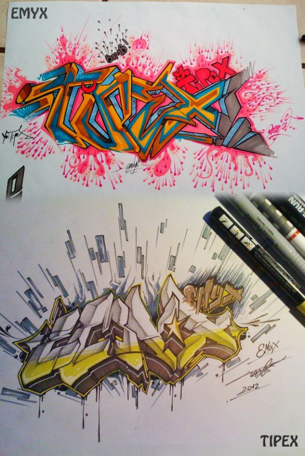 Graffiti Sketch - Photo by tipex - tipex (2012)