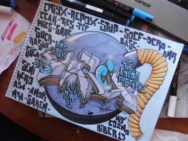 Graffiti Sketch - Photo by tipex - tipex (2013)