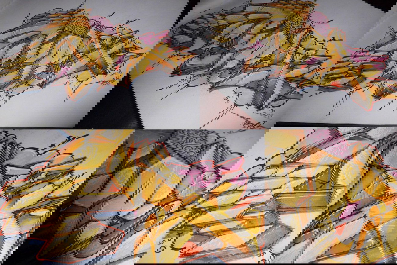 Graffiti Sketch - Photo by tipex - tipex (2013)