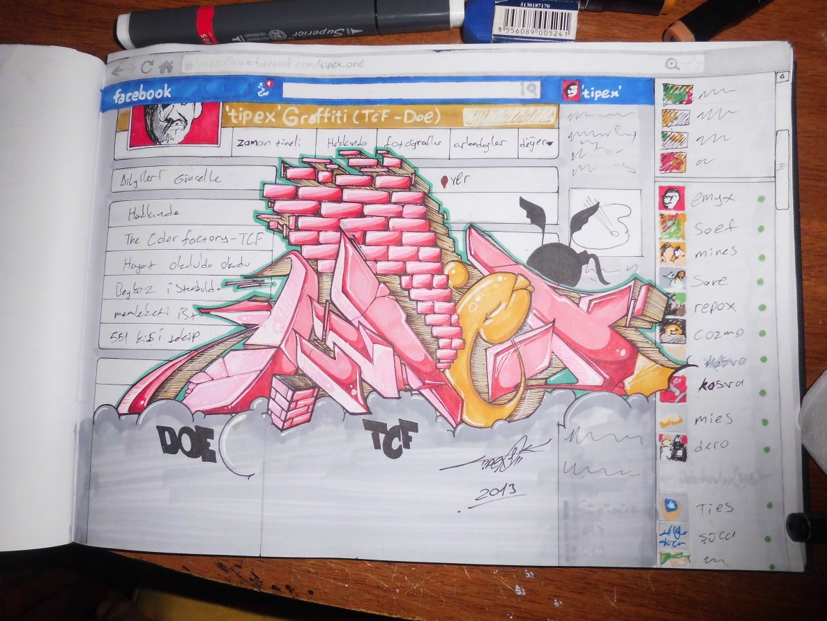 Graffiti Sketch - Photo by tipex - tipex (2013)