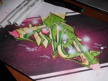Graffiti Sketch - Photo by tipex - tipex (2013)