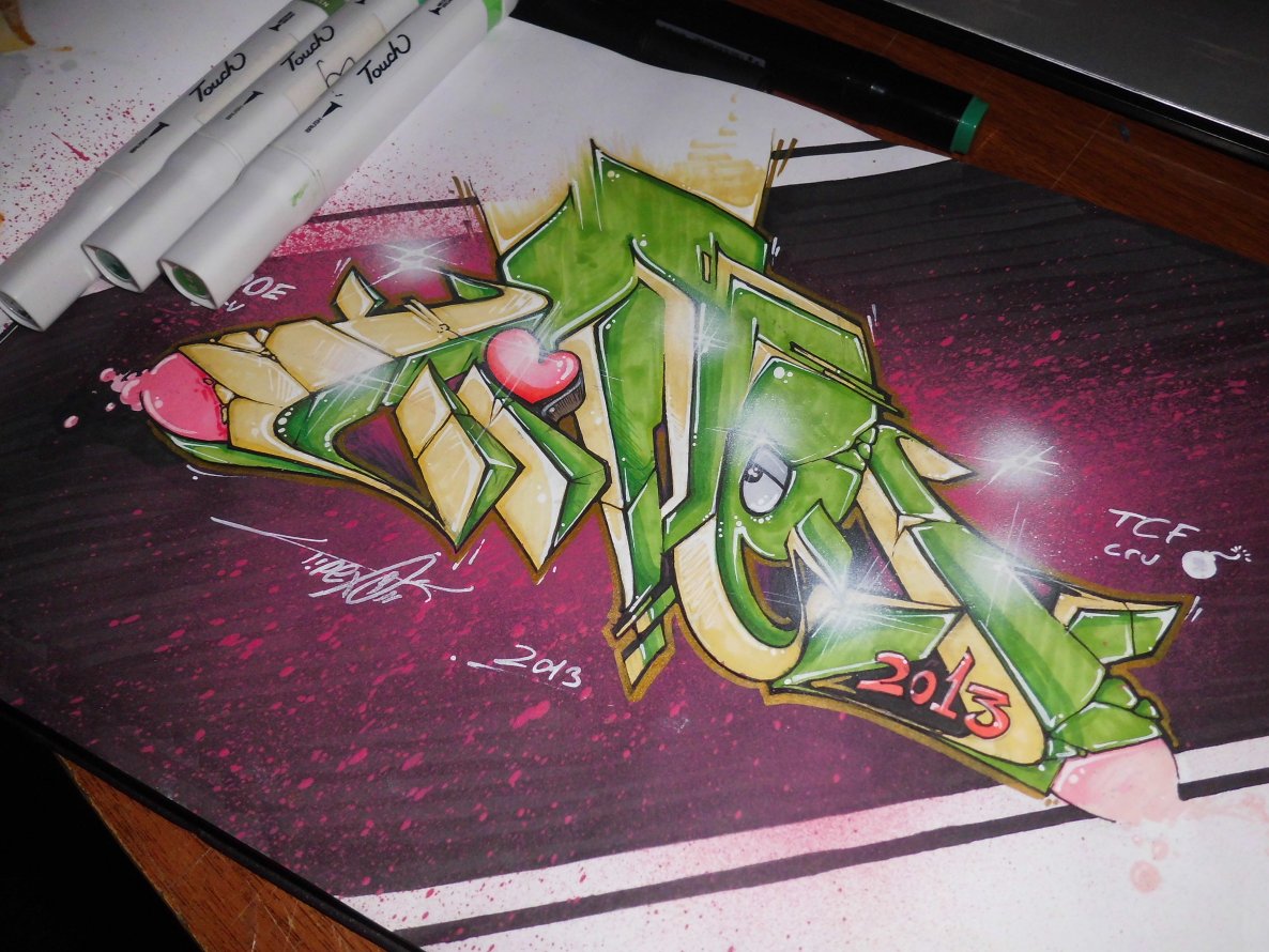 Graffiti Sketch - Photo by tipex - tipex (2013)